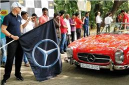 Record entries for Mercedes Classic Car Rally